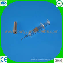 Disposable Glass Prefilled Syringe with Needle